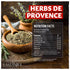 Eastanbul Herbs De Provence Seasoning, 2.3oz Natural Herbes De Provence Seasoning Spice Blend, Herb De Provence Seasoning, From France Culinary Tr...
